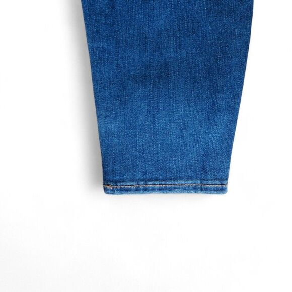 American Eagle Hi- Rise Jegging Crop Distressed Medium Wash Junior 00 - Picture 11 of 12